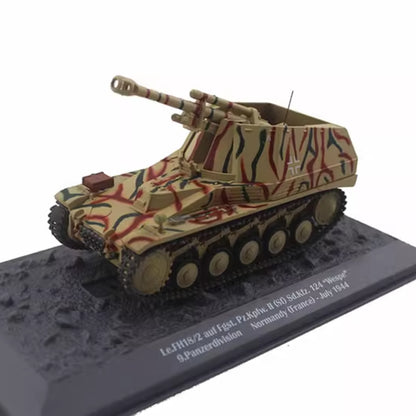 1/43 Scale 1944 Sd.Kfz. 124 Wespe WWII German Self-Propelled Gun Diecast Model