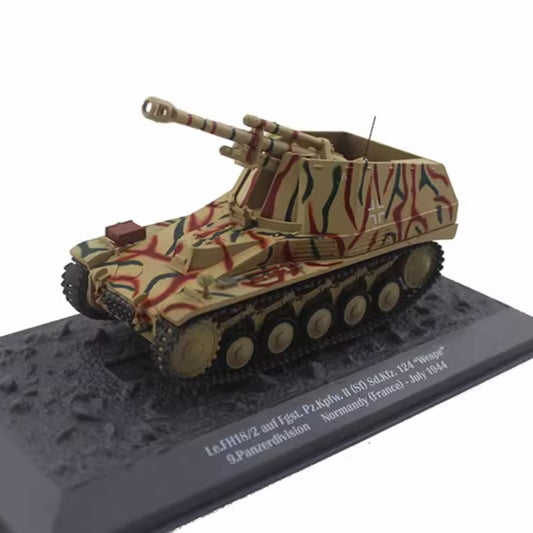 1/43 Scale 1944 Sd.Kfz. 124 Wespe WWII German Self-Propelled Gun Diecast Model
