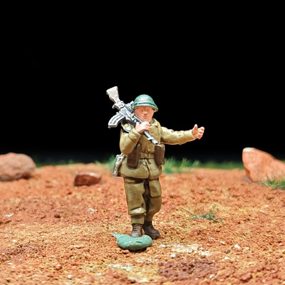 1/72 Scale Army Soldiers Painted Figures for Model Dioramas