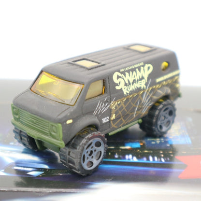 1/74 Scale Matchbox 4X4 Chevy Van Swamp Runner Diecast Model Car