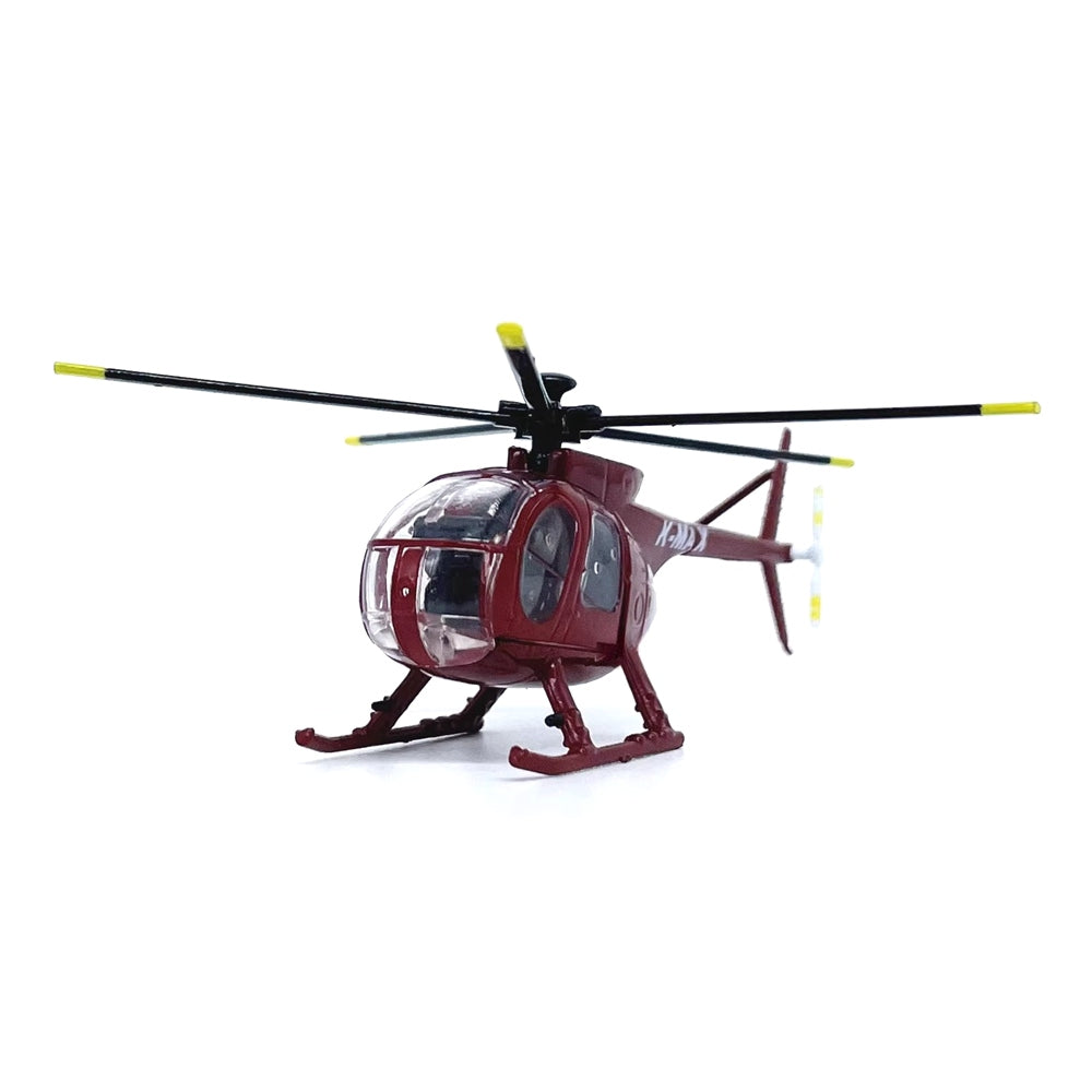 1/100 Scale Hughes OH-6 Cayuse Light Helicopter Diecast Model
