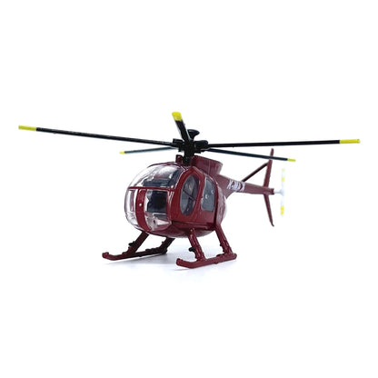 1/100 Scale Hughes OH-6 Cayuse Light Helicopter Diecast Model