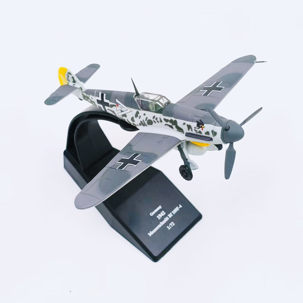 1/72 Scale 1942 Messerschmitt Bf 109 F-4 German WWII Monoplane Fighter Diecast Model Aircraft