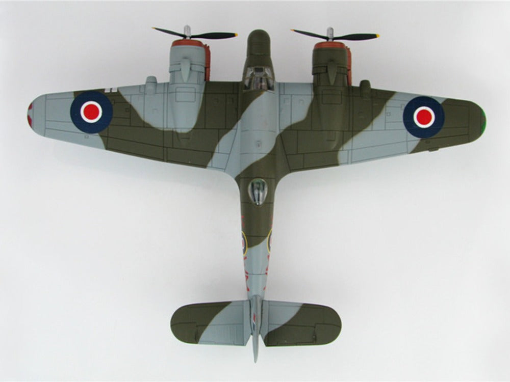 1/72 Scale 1944 Bristol Beaufighter Mk.VIF Night Fighter RAF Fairwood Common Diecast Model Aircraft