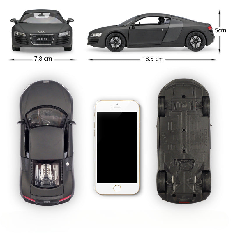 1/24 Scale Audi R8 Sports Car Diecast Model