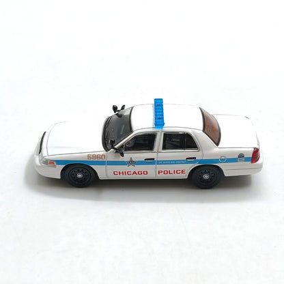 1/64 Scale Ford Crown Victoria Chicago Police Car Diecast Model