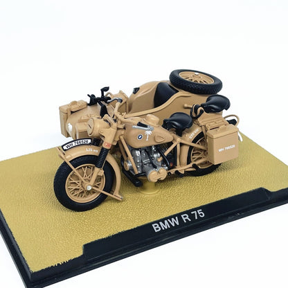 1/24 Scale BMW R75 Motorcycle & Sidecar Diecast Model