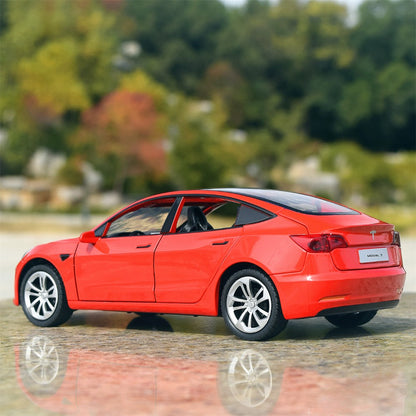 1/24 Scale Tesla Model 3 Electric Car Diecast Model
