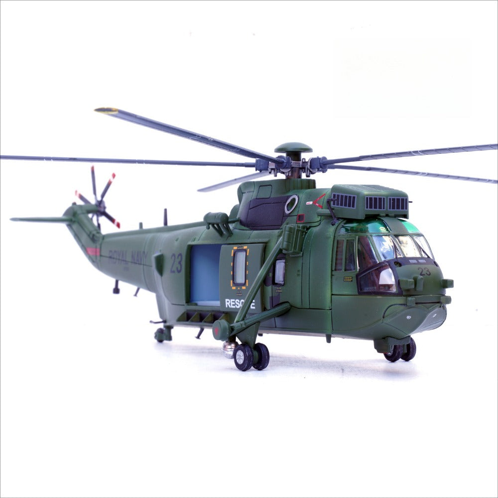 1/72 Scale Westland Sea King HC.4 Royal Navy ZF123 Helicopter Diecast Model Aircraft