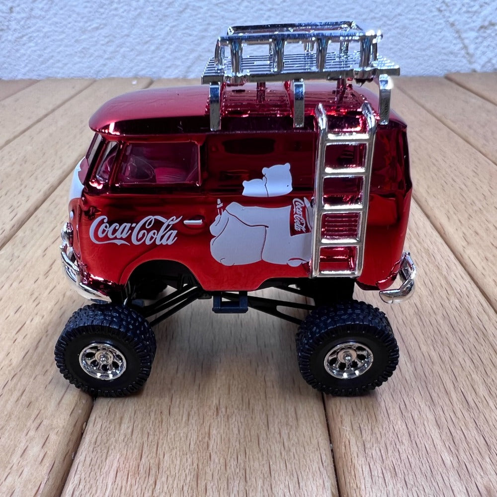 1/64 Scale Volkswagen T1 Off-Road Transporter Coca-Cola Diecast Model Car