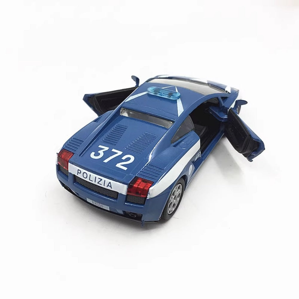 1/43 Scale Lamborghini Gallardo Italy Polizia Diecast Model Car