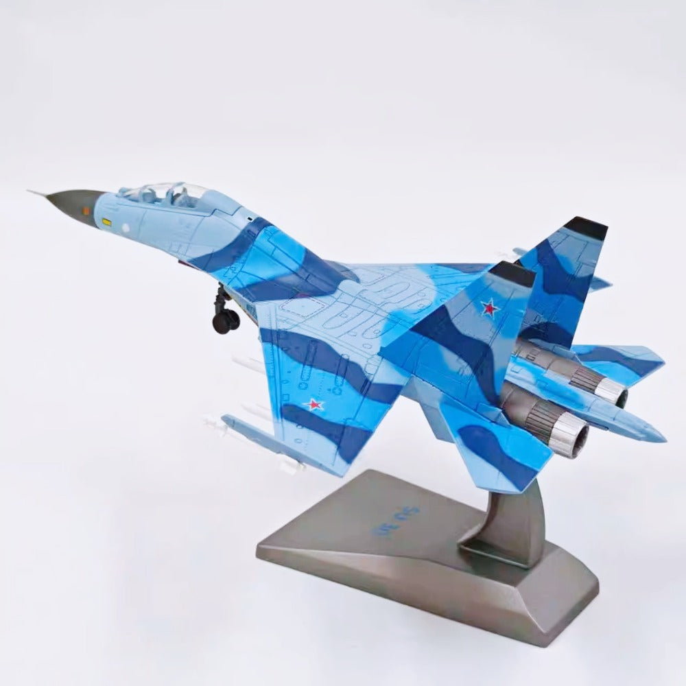 1/100 Scale Sukhoi Su-30 Russian Fighter Diecast Model Aircraft