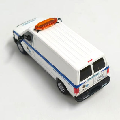 1/64 Scale Ford E-Series E-350 Van Los Angeles County Coroner Diecast Model Car