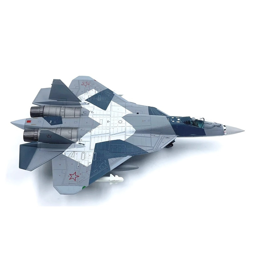 1/100 Scale Sukhoi Su-57 Felon Russia Stealth Multirole Fighter Diecast Model Aircraft