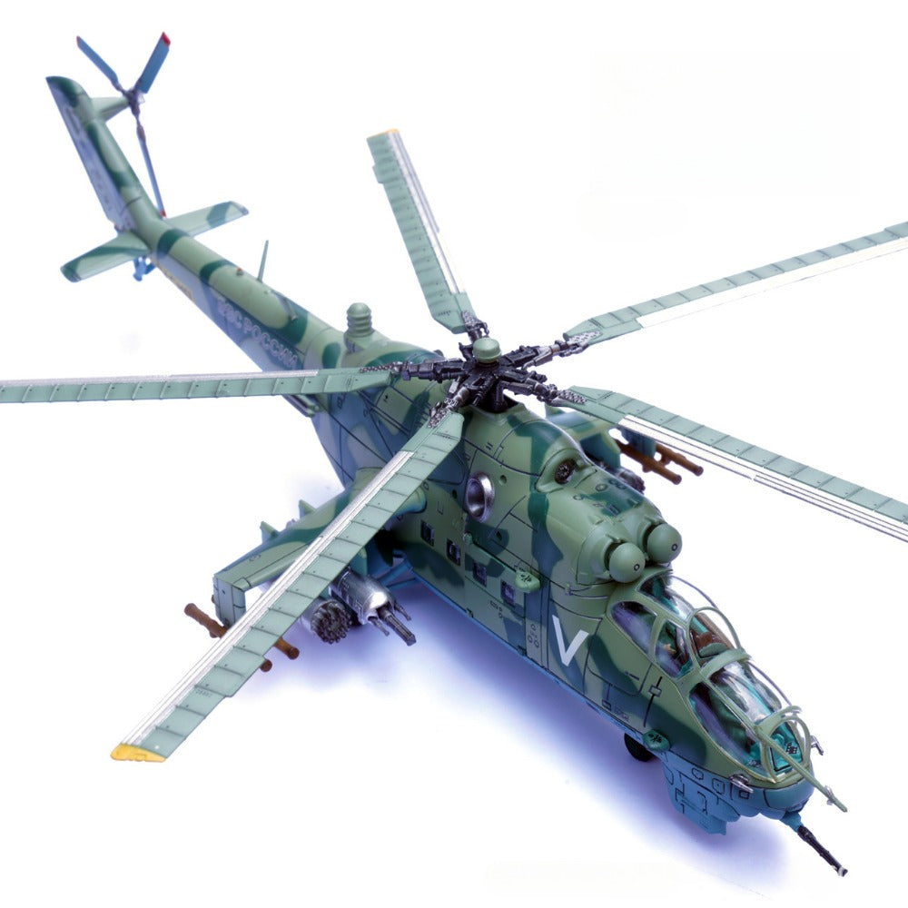 1/72 Scale Mil Mi-24V Attack Helicopter Russo-Ukrainian War Kyiv Diecast Model Aircraft