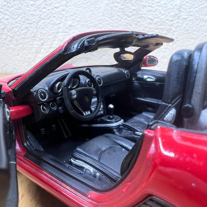 1/24 Scale Porsche Boxster 987 Sports Car Diecast Model