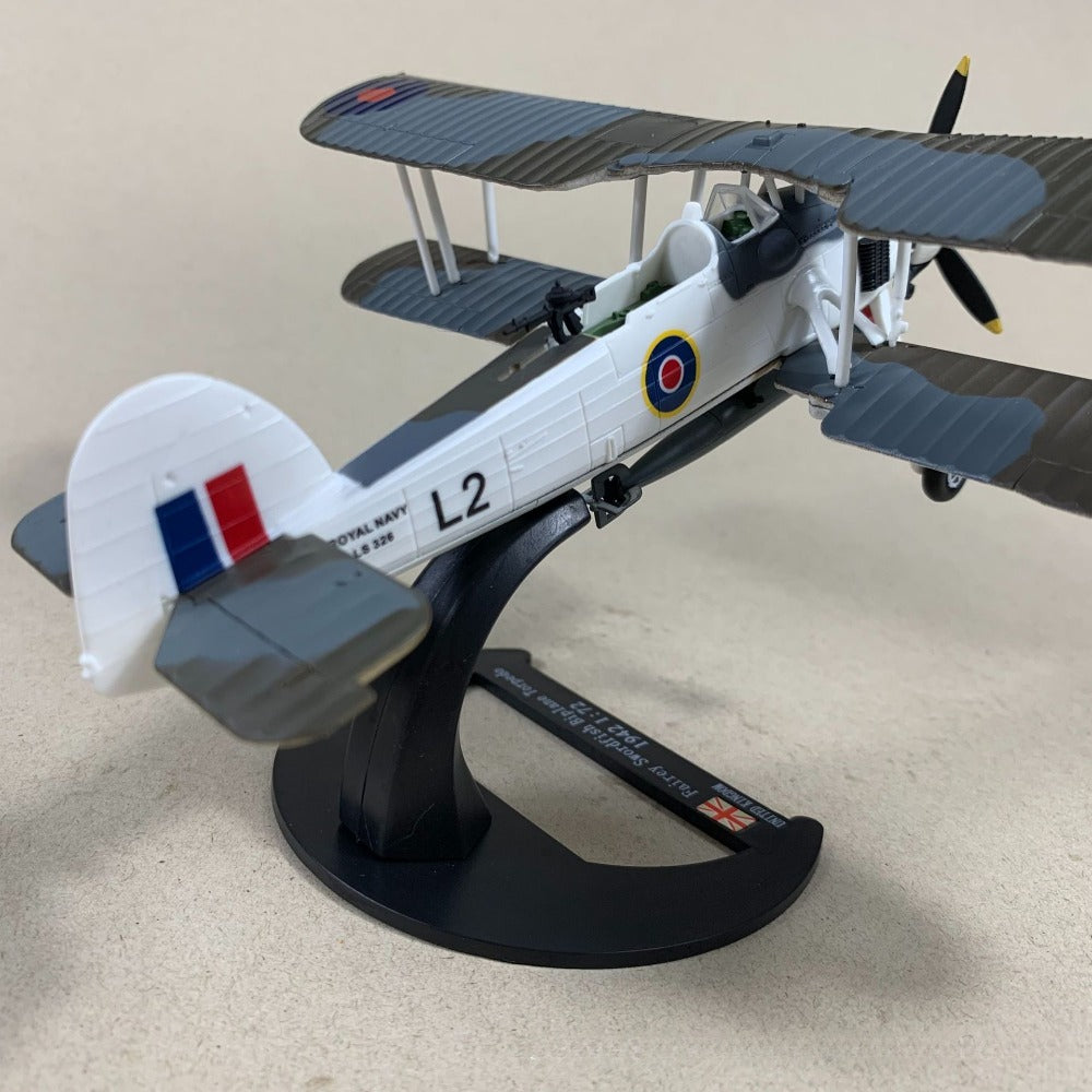 1/72 Scale 1942 Fairey Swordfish WWII British Biplane Torpedo Bomber Diecast Model Aircraft