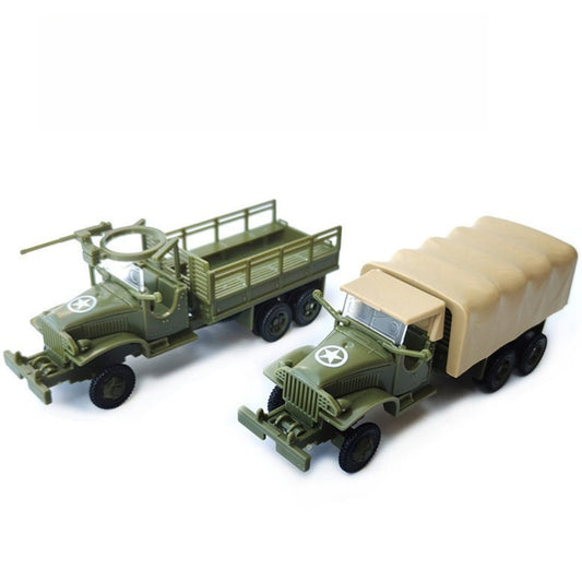 1/72 Scale GMC CCKW-353 US Military Truck Pre-built Plastic Collectible Model