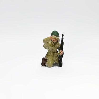1/72 Scale WWII Polish Soldiers Painted Figures for Model Dioramas