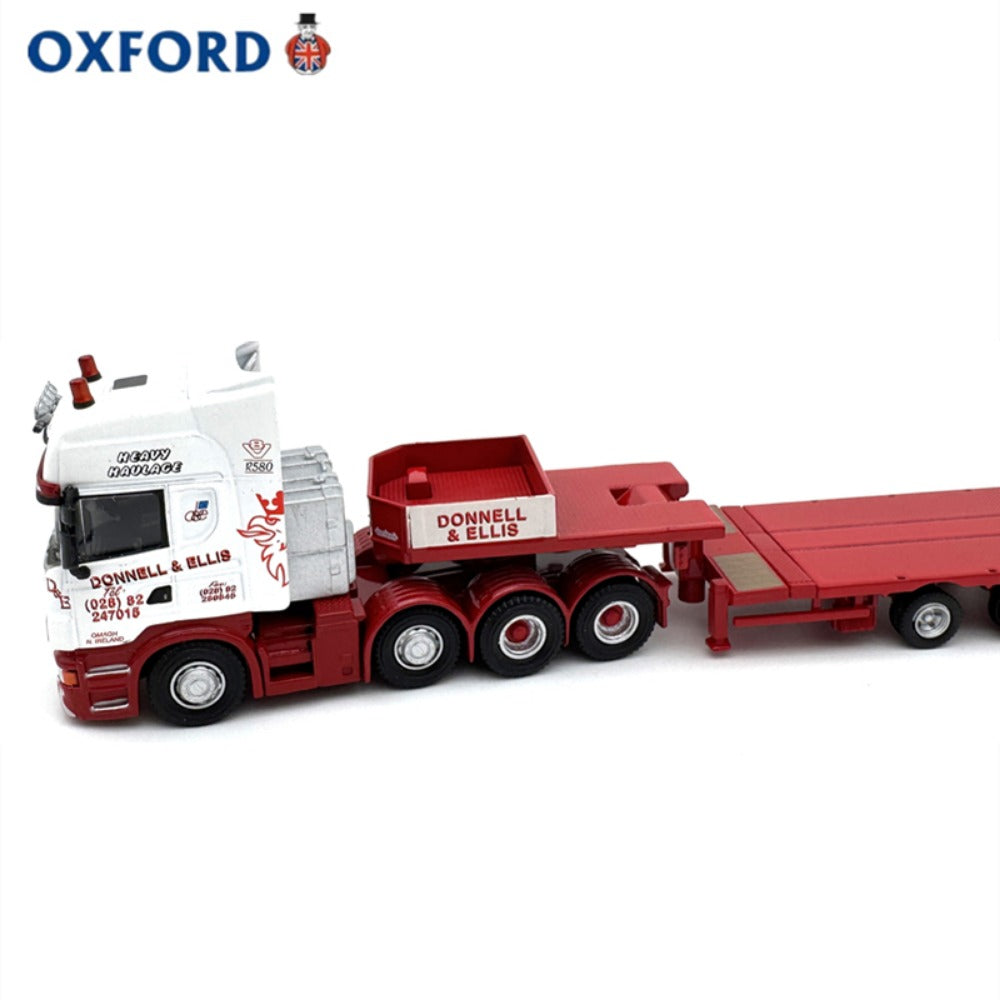 1/76 Scale Scania Donnell & Ellis Low Loader Diecast Model