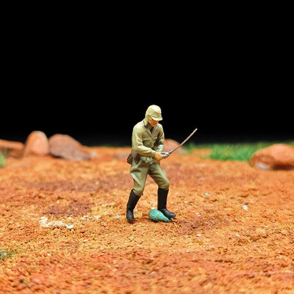 1/72 Scale WWII Soldiers Painted Figures for Model Rescue Dioramas
