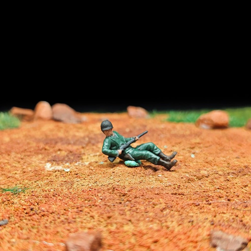 1/72 Scale WWII Soldiers Painted Figures for Model Rescue Dioramas