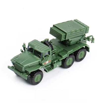 1/72 Scale BM-21 Grad Russian Multiple Rocket Launcher Pre-built Plastic Collectible Model