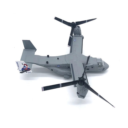 1/72 Scale Bell Boeing V-22 Osprey US Marines Tiltrotor Military Transport Aircraft Diecast Model