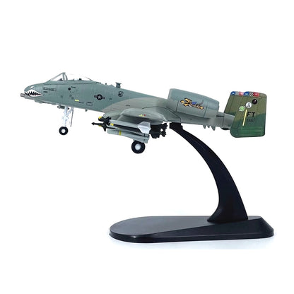 1/100 Scale Fairchild Republic A-10 Thunderbolt II Warthog Flying Tiger US Attack Aircraft Diecast Model