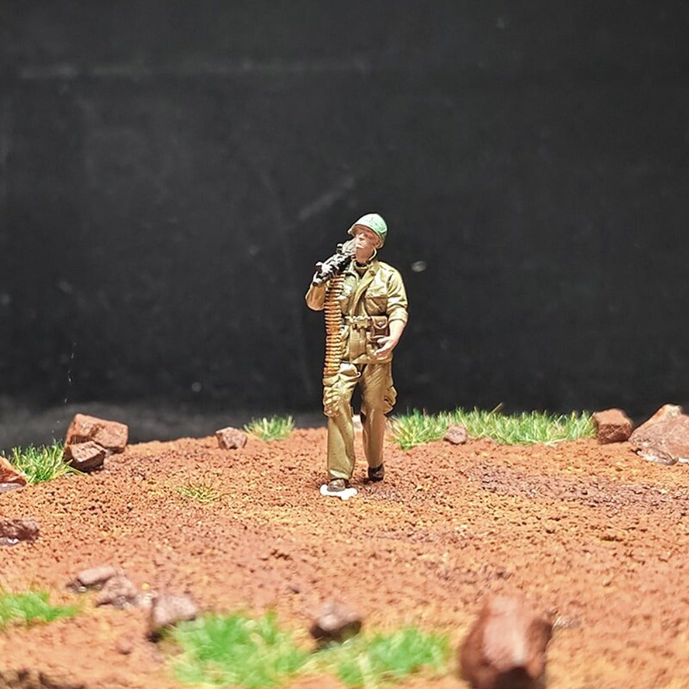 1/72 Scale US Soldiers Painted Figures for Model Dioramas