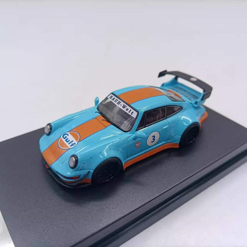 1/64 Scale RWB Porsche 911 (964) Sports Car Diecast Model
