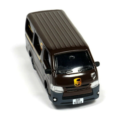1/64 Scale Toyota HiAce H300 UPS Delivery Van Diecast Model