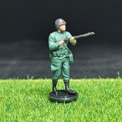 1/72 Scale WWII Soldiers Painted Miniature Figures for Model Dioramas