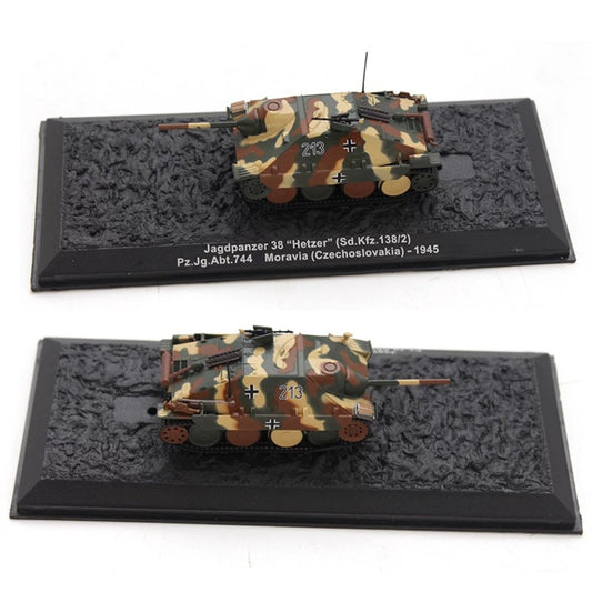 1/72 Scale Hetzer Jagdpanzer 38 WWII German Light Tank Destroyer Diecast Model