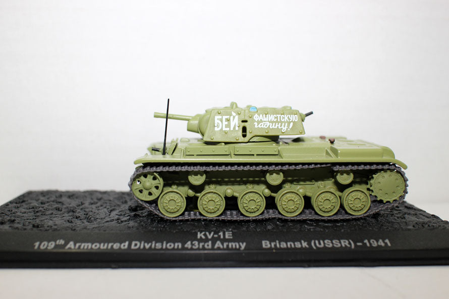 1/72 Scale 1941 KV-1E WWII Soviet Heavy Tank Diecast Model