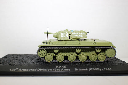 1/72 Scale 1941 KV-1E WWII Soviet Heavy Tank Diecast Model