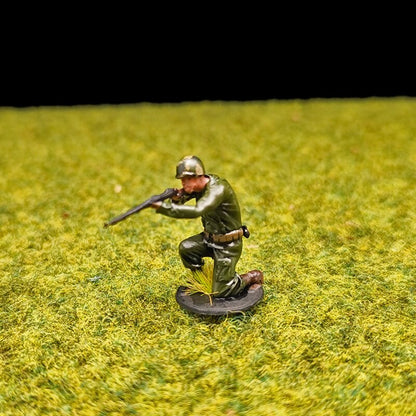 1/72 Scale WWII US Soldiers Painted Figures for Model Dioramas