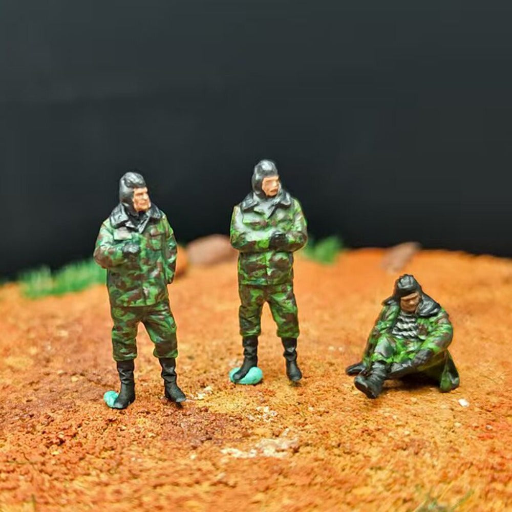 1/72 Scale Air Force Soldiers Painted Figures for Model Dioramas