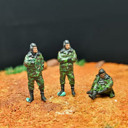 1/72 Scale Air Force Soldiers Painted Figures for Model Dioramas