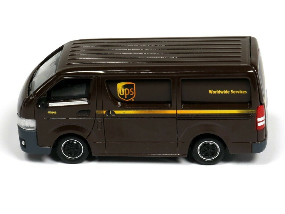 1/64 Scale Toyota HiAce H300 UPS Delivery Van Diecast Model