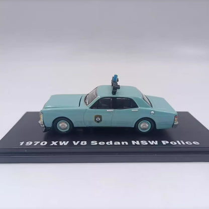 1/64 Scale 1970 Ford Falcon XW Sedan New South Wales Police Car Diecast Model