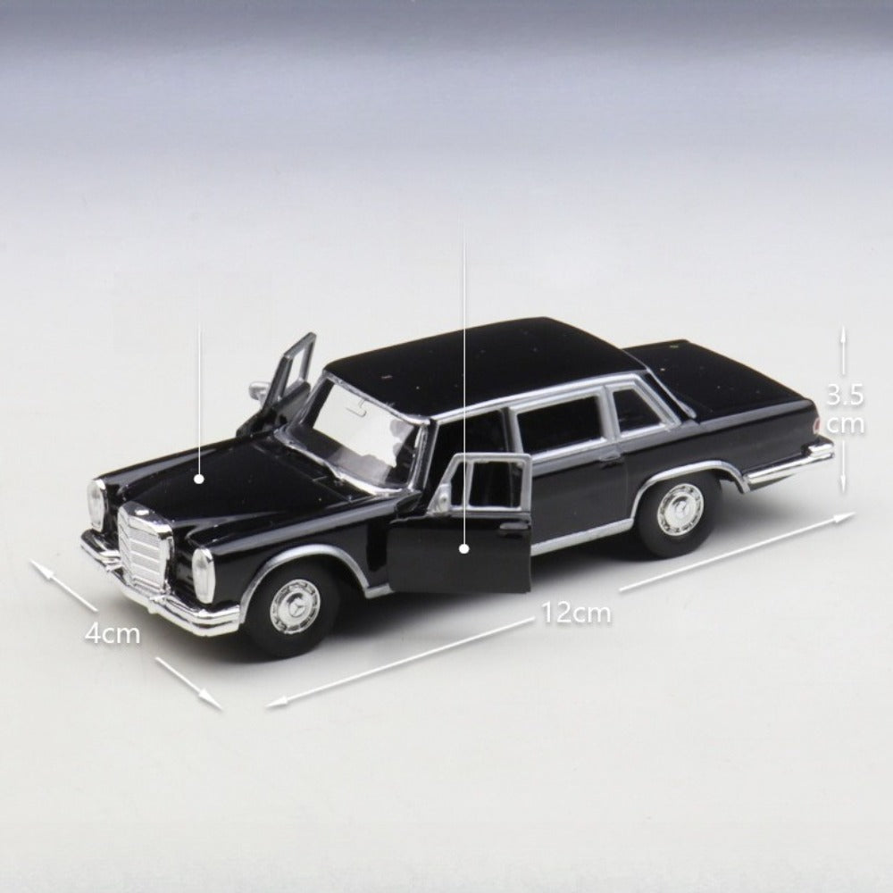 1/36 Scale Mercedes-Benz 600 Limousine Diecast Model Car Pull Back Toy