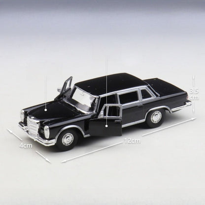 1/36 Scale Mercedes-Benz 600 Limousine Diecast Model Car Pull Back Toy