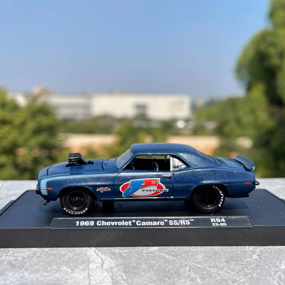 1/64 Scale 1969 Chevrolet Camaro SS/RS JE Pistons Diecast Model Car