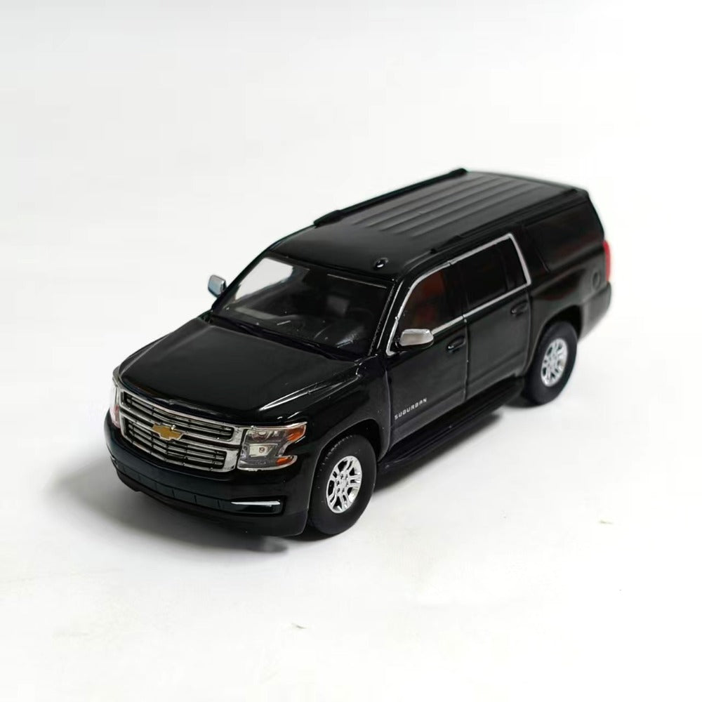 1/64 Scale Chevrolet Suburban SUV Black Diecast Model Car
