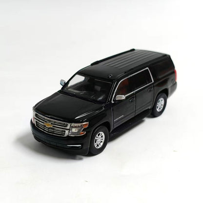 1/64 Scale Chevrolet Suburban SUV Black Diecast Model Car