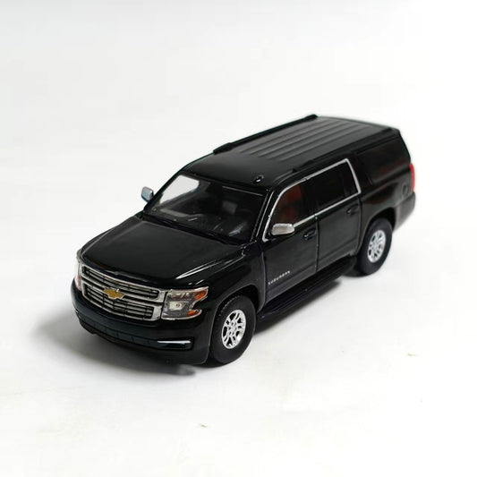 1/64 Scale Chevrolet Suburban SUV Black Diecast Model Car