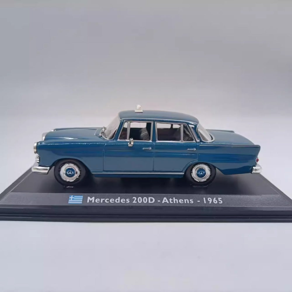 1/43 Scale 1965 Mercedes-Benz 200D Athens Taxi Diecast Model Car