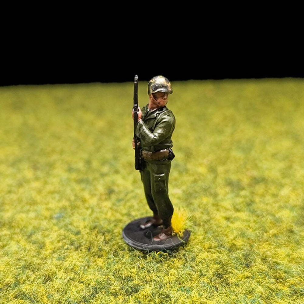 1/72 Scale WWII US Soldiers Painted Figures for Model Dioramas