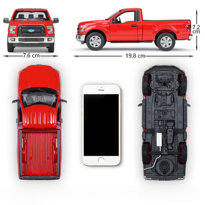 1/24 Scale 2015 Ford F-150 Regular Cab Pickup Truck Diecast Model
